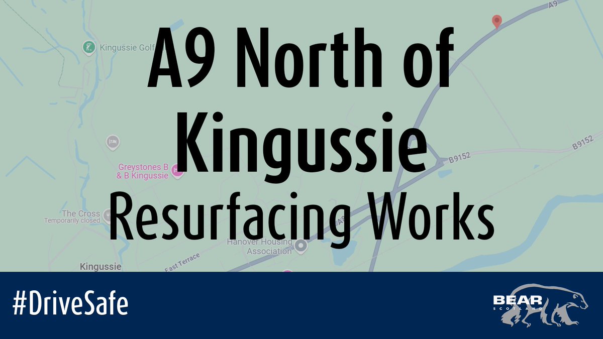 BEAR NW Trunk Roads (@nwtrunkroads) on Twitter photo Overnight resurfacing works on the #A9 are set to take place North of Kingussie over two nights starting on Thursday 22 May
đźš— Lane closure with convoy between 8pm and 6am
Full details here: bit.ly/3S34IgU
<a href="/trafficscotland/">Traffic Scotland</a> Overnight resurfacing works on the #A9 are set to take place North of Kingussie over two nights starting on Thursday 22 May
đźš— Lane closure with convoy between 8pm and 6am
Full details here: bit.ly/3S34IgU
<a href="/trafficscotland/">Traffic Scotland</a>