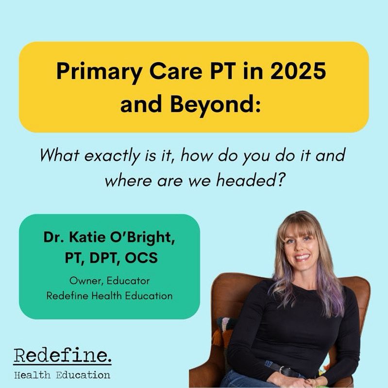 Katie O’Bright, PT, DPT, OCS tweet media