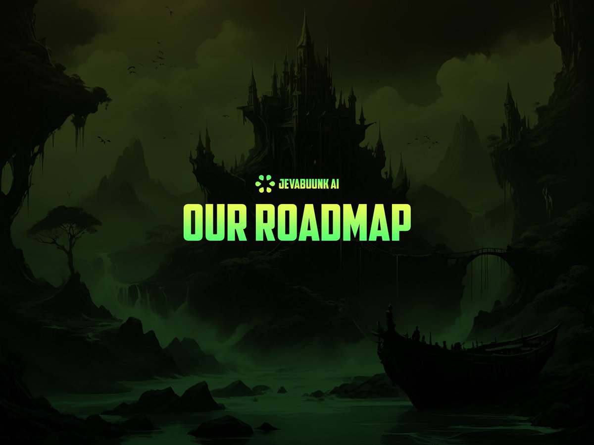 JevabuunkAI's tweet photo. 🗺️ JEVA Roadmap
This is just the beginning. The journey ahead is wild, and we’re just getting started. https://t.co/9yole3CNmi