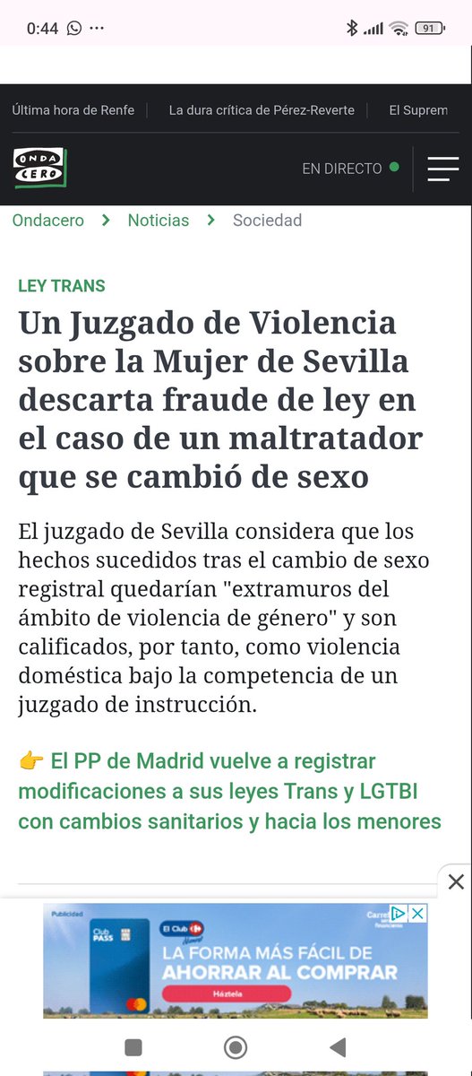 El porqué la ley Trans es tan dañina para las mujeres y urge que se resuelva YA el recurso de inconstitucionalidad del Tribunal Constitucional
Hilo de casuísticas ocurridas en España
<a href="/IgualdadGob/">Ministerio de Igualdad</a> <a href="/_anaredondo_/">Ana Redondo</a>
#ElFraudeEslaLey
#StopDelirioTrans
#FeminismoNoVotaMisoginia
👇🏻