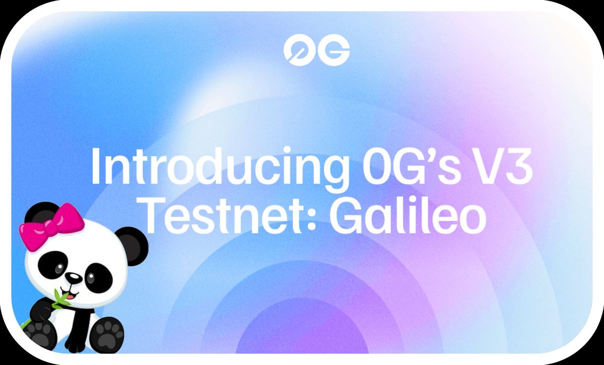 BabakManavi's tweet photo. 🚀 0G Labs Testnet V3: Galileo is here!
The latest version of @0G_labs decentralized AI platform, Galileo, has officially launched, bringing significant upgrades to scalability, performance, and developer tools.
#0GLabs #Galileo #TestnetV3 #Web3
@zer0_dex https://t.co/J4303eGpZn