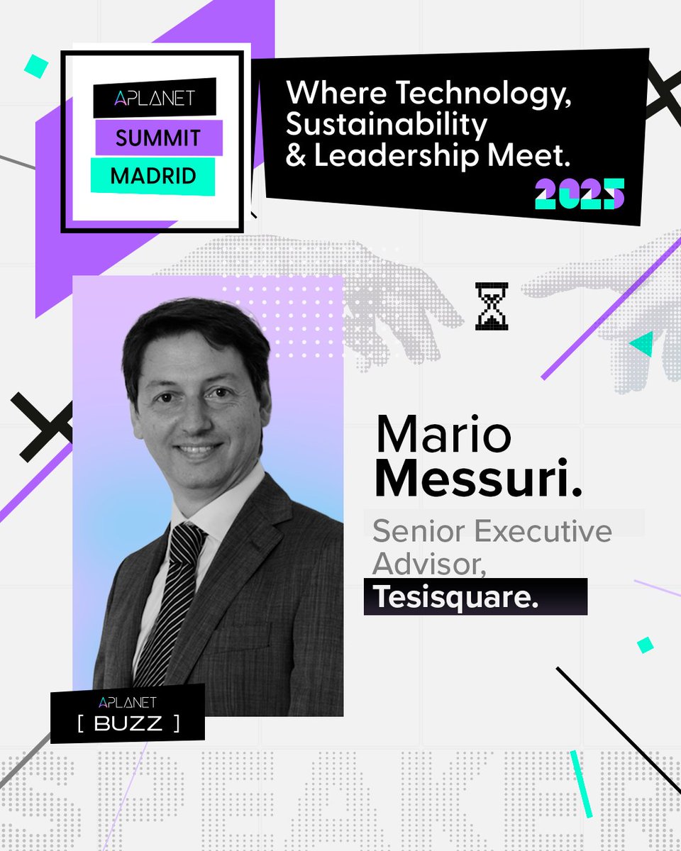 🚨 Speaker Alert!

Mario Messuri (<a href="/TESISQUARE/">TESISQUARE</a>) joins #APLANETSummitMadrid2025 to explore how smart tech can power real #ESG impact.

Catch him June 10 on Panel 1: “Scaling Sustainability Through Responsible Tech”

🎟️ Register free: aplanet.org/campaign/summi…