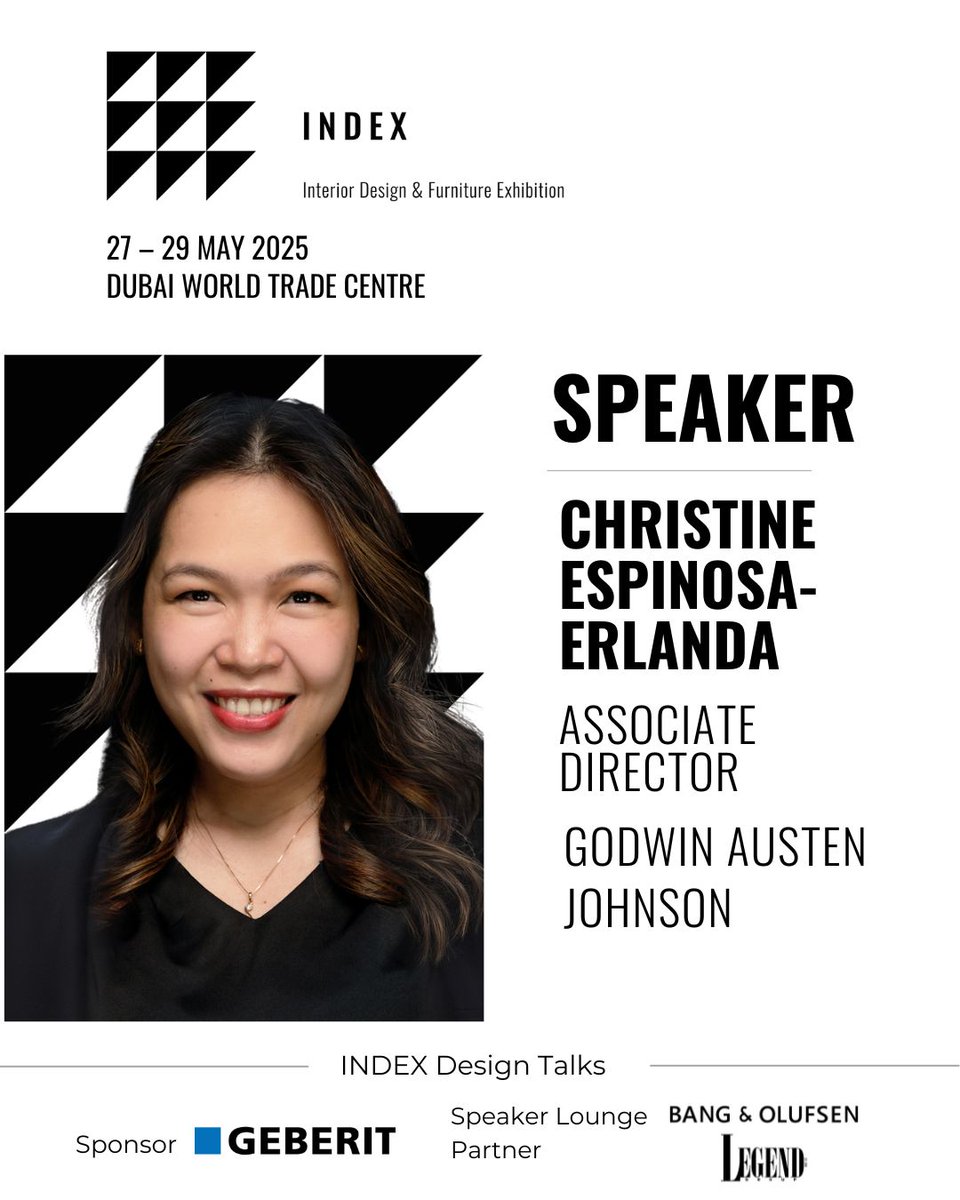 We’re looking forward to hearing our Associate Director, Christine Espinosa-Erlanda , speaking at the <a href="/INDEXDubai/">INDEX</a> , taking place on 27-29th May 2025.