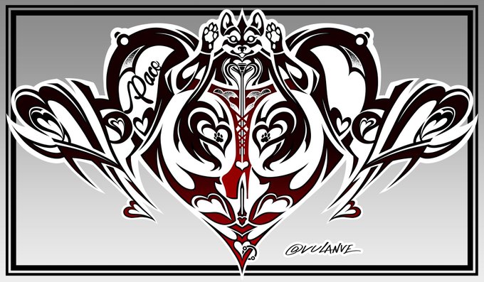 @delle_pole さんのパーソナルマークをデザインさせていただきました!スケベなお方なので淫紋としてご利用いただいております〜 