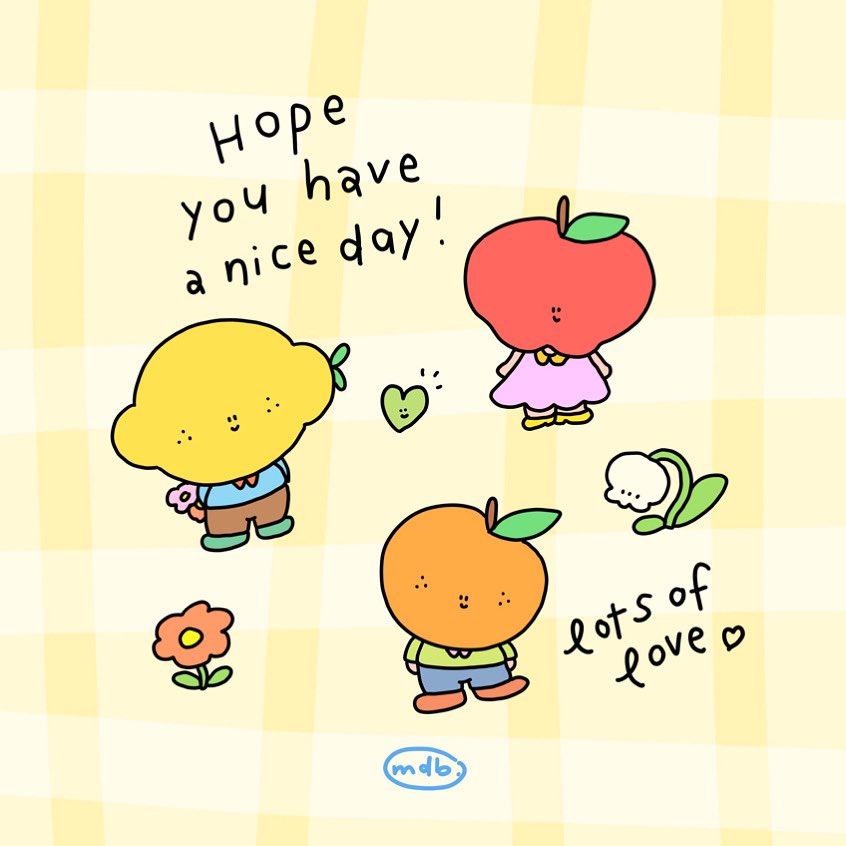 hey! sending love from sweet and sour squad 🍋🍊🍎