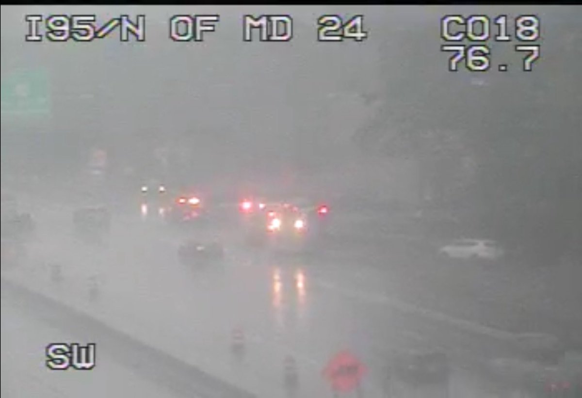 HarforCoFireEMS's tweet photo. Volunteer Firefighters from @AFDco2MD and a @HarfordCoDES EMS unit are on scene of a vehicle crash that blocks the ramp from MD-24 onto Southbound I-95 in #AbingdonMD. https://t.co/iY9ZAwfG8a