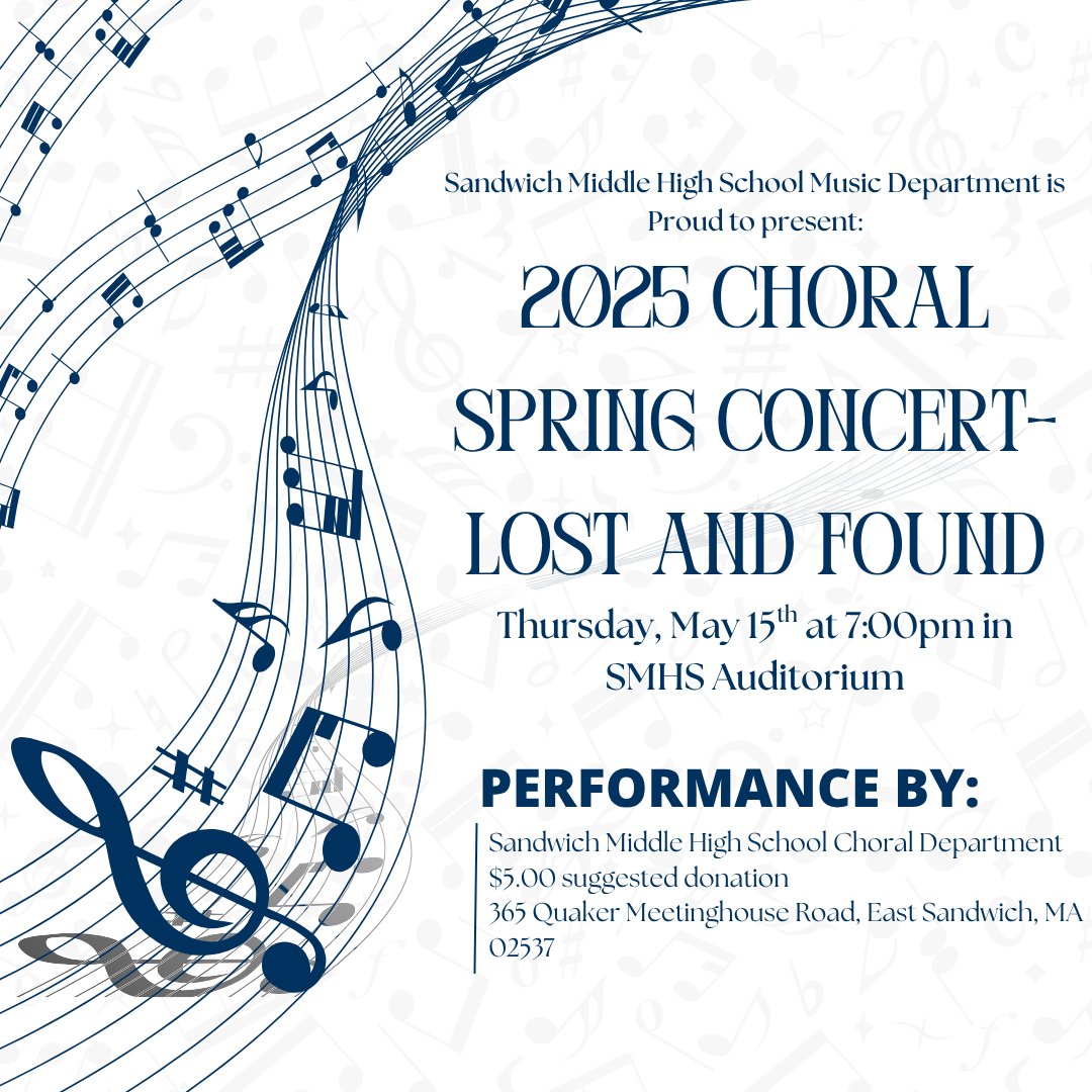 Our School Choral Concert is TOMORROW night! Come support our talented singers as they fill the auditorium with harmony, heart, and hard work.

📷 Date: Tomorrow, May 15
📷 Time: 7pm
📷 Location: SMHS Auditorium
Let’s pack the house and cheer them on!