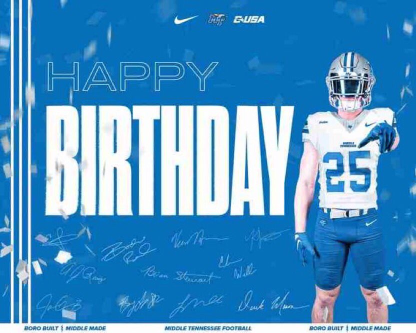 Xavier Wade (@wadexavier74) on Twitter photo Thank you <a href="/MT_FB/">Middle Tennessee Football</a> <a href="/MTFB_Recruiting/">Middle Tennessee Football Recruiting</a> for the birthday wishes ❤️ Thank you <a href="/MT_FB/">Middle Tennessee Football</a> <a href="/MTFB_Recruiting/">Middle Tennessee Football Recruiting</a> for the birthday wishes ❤️