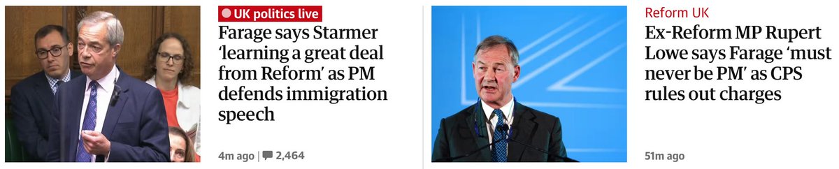 Now isn't that an interesting juxtaposition?
<a href="/KeirStarmer/">Keir Starmer</a> - be more Labour, be less Farage