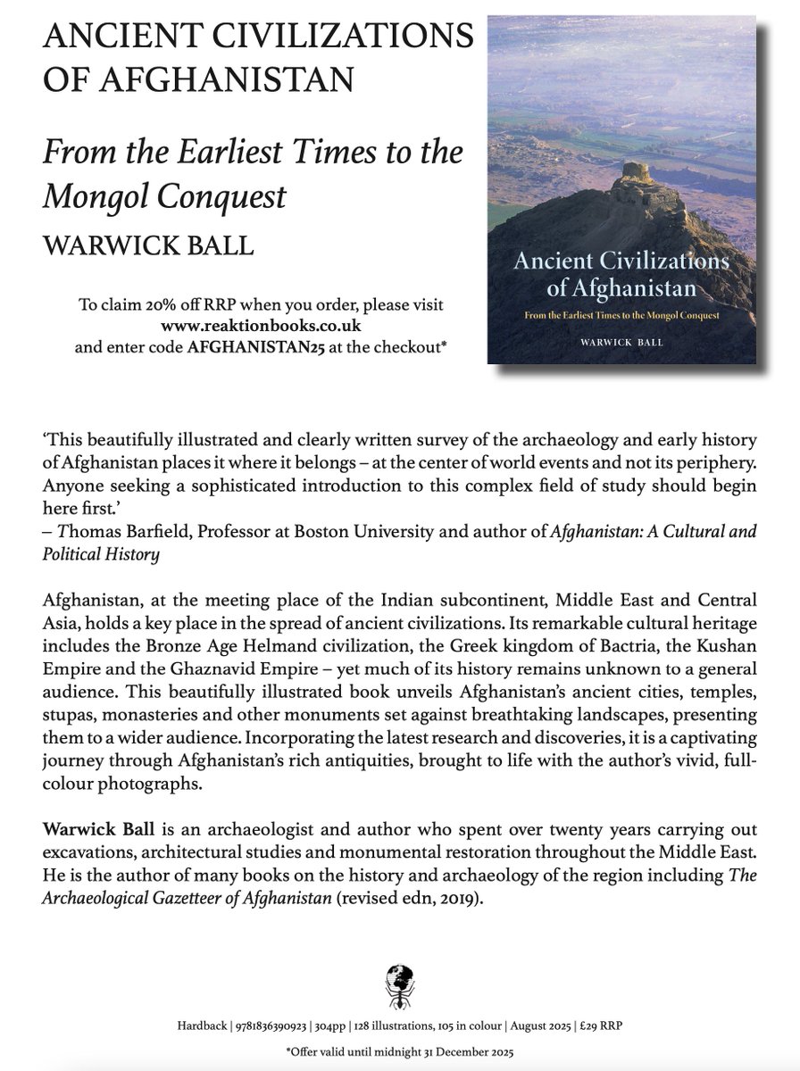 Coming out soon - Warwick Ball's latest (with pre-order discount) <a href="/reaktionbooks/">Reaktion Books</a>