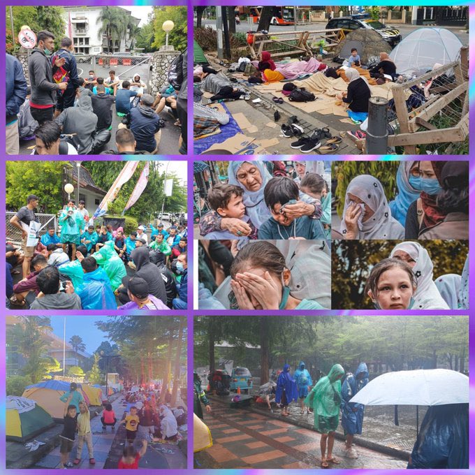 چه کرده ایم که این‌گونه نسل اندر نسل 
قرار نیست، فرار است سهم مان وطنم
بسان گرد که بر بوریای بی وطنی 
نشسته ام به تقلا که من جهان وطنم

#End13YearsInLimbo_Indonesia