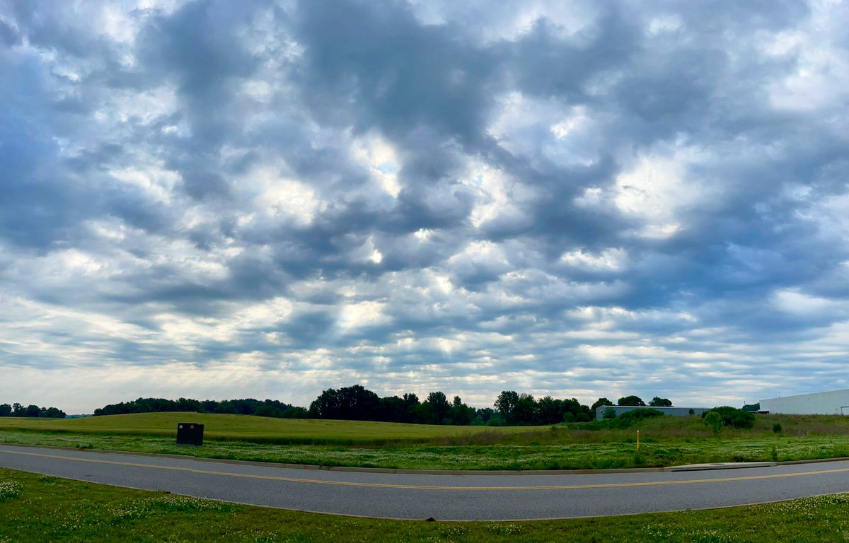 Soaking in the view of this sky over Muscle Shoals this morning.