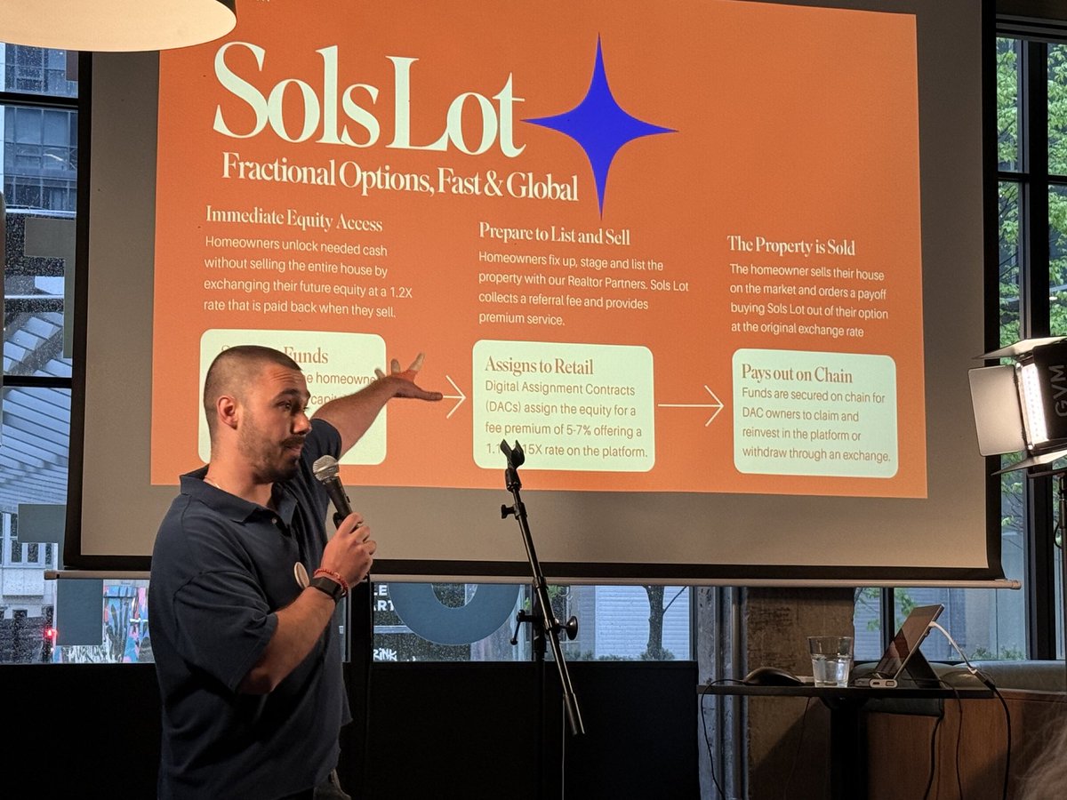 Invest in solslot.com to participate in the greatest revolution in Real Estate, powered by blockchain.