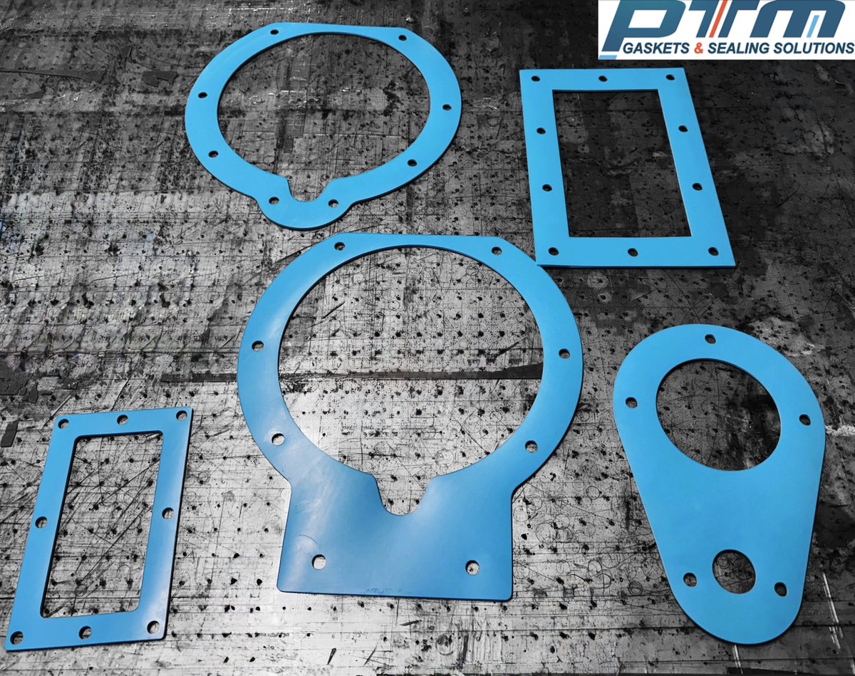 PTMLtd1's tweet image. Nitrile Gaskets
Blue FDA compliant Nitrile is just one of the food approved materials available from PTM, we can also offer metal detectable along with various colours and compounds.
Give us a call with your requirements &amp;amp; we will be happy to help.
#nitrilegaskets
#FDACompliant