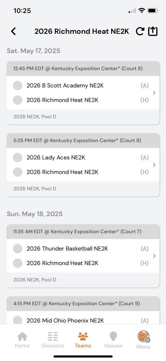 Here is my schedule this weekend at The Classic <a href="/RichmondHeat1/">RichmondHeat</a> <a href="/alyxwhite_/">Alyx White</a> <a href="/PGHAkeem/">Akeem Webb</a>