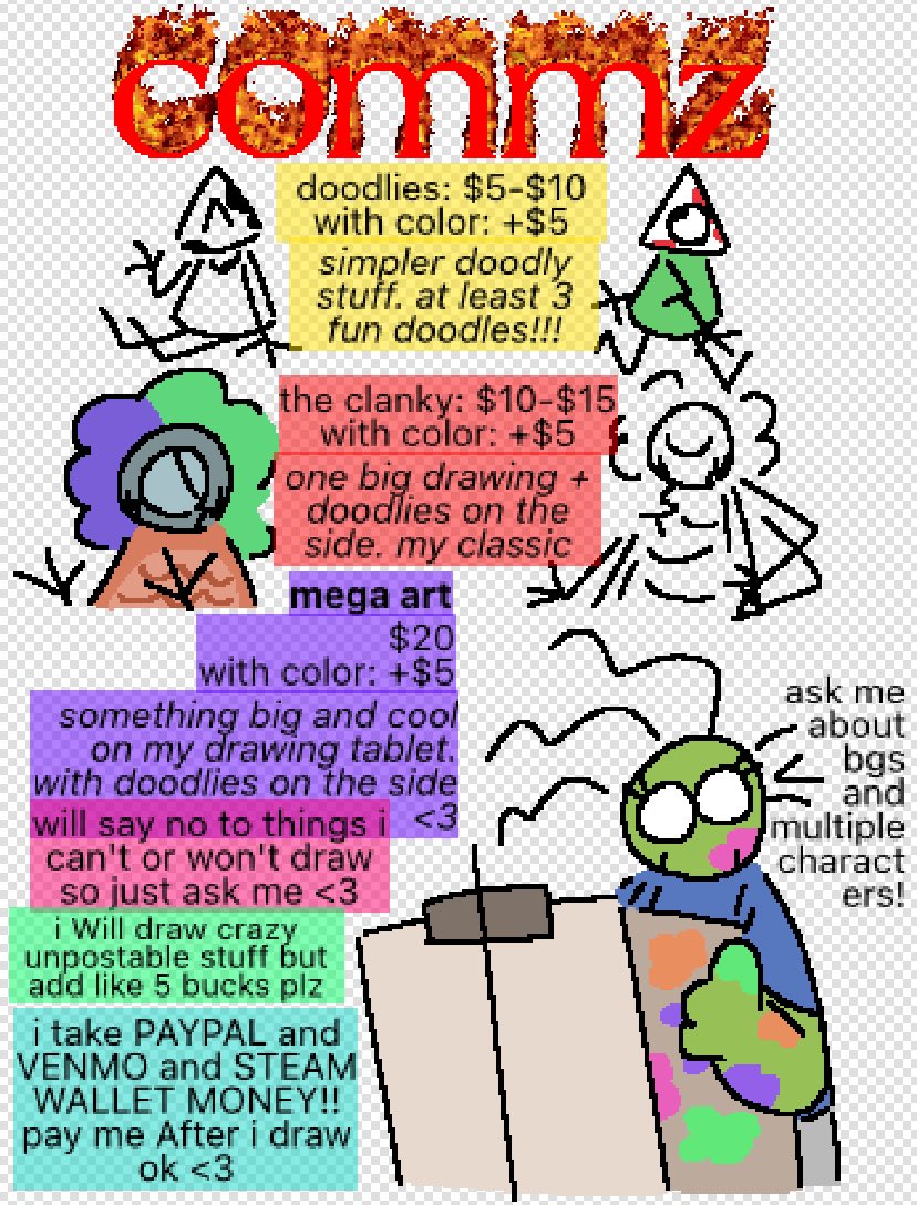 herbkuffer's tweet image. ok here is the Latest comm sheet!!!!! dm me about anything! hashtag art #art