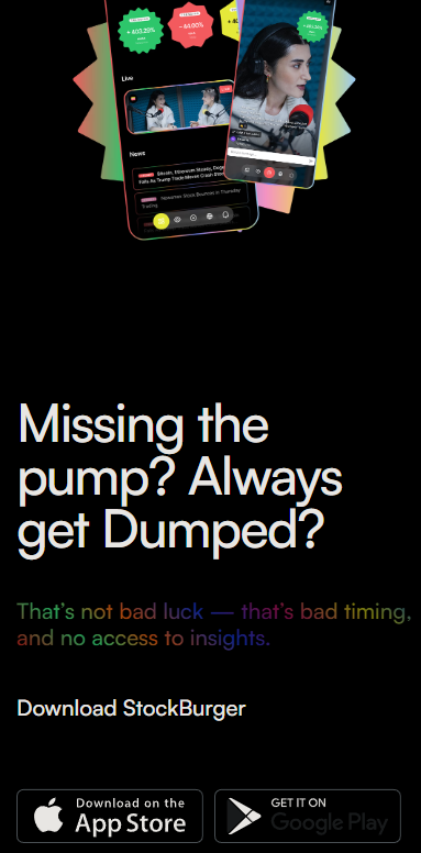 Evilinkmachine's tweet photo. Finally found an app that doesn’t waste my time. StockBurger sends pure 🔥 
setups - no guessing, no noise. If you trade, you NEED this.

$PLTR #evfuture #TrendSetters #BBMzansi $NIO #Innovation #growthstocks $AAPL $RKT #stonks $AMC $TSLA #Web3 $SOFI #stockburgerapp https://t.co/VCQPuZrcFK