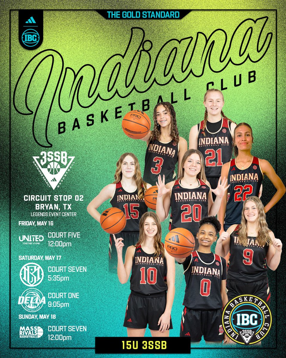 Indiana Basketball Club 15U 3SSB (@ibc15u3ssb) on Twitter photo Next up! <a href="/3SSBGCircuit/">3Stripes Select Basketball Girls Circuit</a> Texas Stop 2, here we come 😤 <a href="/IBCWBB/">Indiana Basketball Club</a>
<a href="/MalyiahEvans00/">Malyiah J Evans</a> <a href="/Ray_Ray2028/">Reagan Reiff</a> <a href="/AmayaStHilaire/">AmayaStHilaire</a> <a href="/HalleDaniels3/">Halle Daniels</a> <a href="/EllaBurl2028/">Ella Burleson</a> <a href="/NatalieWh40343/">Natalie Whelan-Edwards</a>
<a href="/JillBeaderstadt/">Jill Beaderstadt</a> <a href="/ClaireStoops/">Claire Stoops</a> <a href="/PGHIndiana/">Prep Girls Hoops Indiana</a> <a href="/ProspectShowcse/">Prospect_ShowcaseWBB</a> <a href="/JrAllStarBB/">Jr. All-Star Girls Basketball</a> <a href="/FiveStateHoops/">Chuck Thompson</a> Next up! <a href="/3SSBGCircuit/">3Stripes Select Basketball Girls Circuit</a> Texas Stop 2, here we come 😤 <a href="/IBCWBB/">Indiana Basketball Club</a>
<a href="/MalyiahEvans00/">Malyiah J Evans</a> <a href="/Ray_Ray2028/">Reagan Reiff</a> <a href="/AmayaStHilaire/">AmayaStHilaire</a> <a href="/HalleDaniels3/">Halle Daniels</a> <a href="/EllaBurl2028/">Ella Burleson</a> <a href="/NatalieWh40343/">Natalie Whelan-Edwards</a>
<a href="/JillBeaderstadt/">Jill Beaderstadt</a> <a href="/ClaireStoops/">Claire Stoops</a> <a href="/PGHIndiana/">Prep Girls Hoops Indiana</a> <a href="/ProspectShowcse/">Prospect_ShowcaseWBB</a> <a href="/JrAllStarBB/">Jr. All-Star Girls Basketball</a> <a href="/FiveStateHoops/">Chuck Thompson</a>