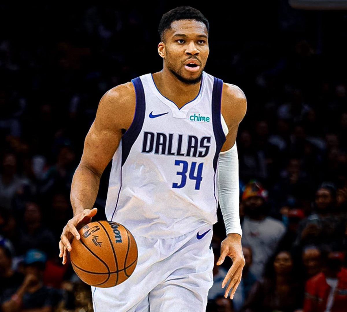 Maverick_SZN's tweet image. Mavericks projected 2025-26 roster:

PG: Kyrie Irving
SG: Devin Booker
SF: Cooper Flagg
PF: Giannis Antetokounmpo 
C: Jarrett Allen

Bench

PG: Tyus Jones
SG: Coby White
SF: PJ Washington
PF: Anthony Davis
C: Dereck Lively

Thoughts?