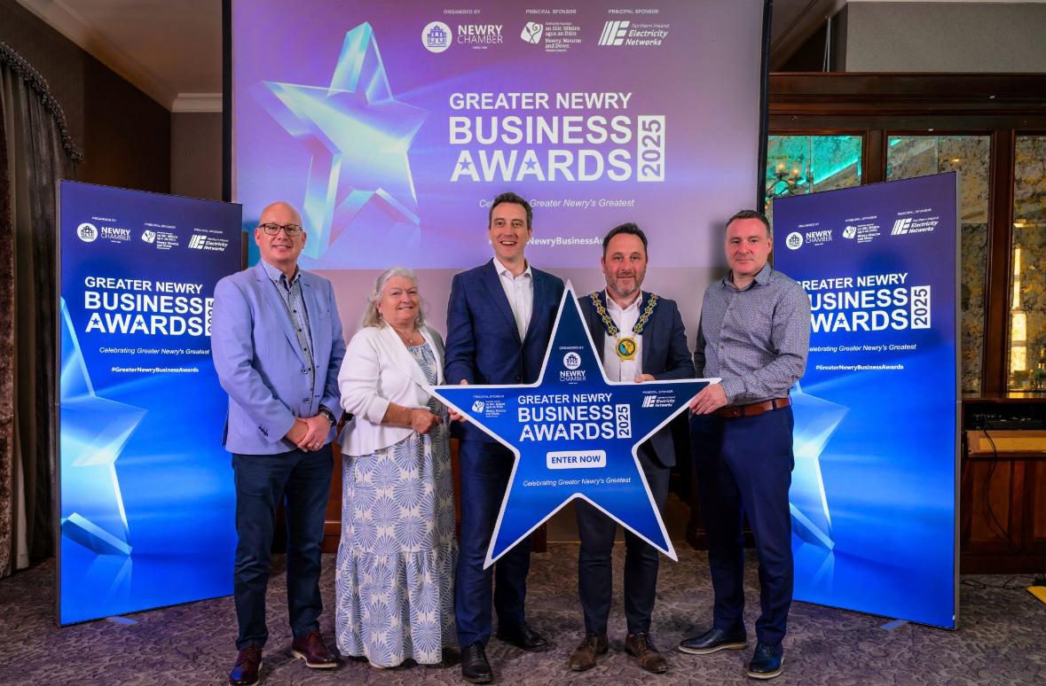Our CEO was delighted to attend the launch of The #GreaterNewryBusinessAwards organised by <a href="/NewryChamber/">Newry Chamber</a>  and supported by Principal Sponsors, 
<a href="/nmdcouncil/">NewryMourneDown</a> and <a href="/NIENetworks/">Lightning Bolt</a>. Enter now newrychamber.com