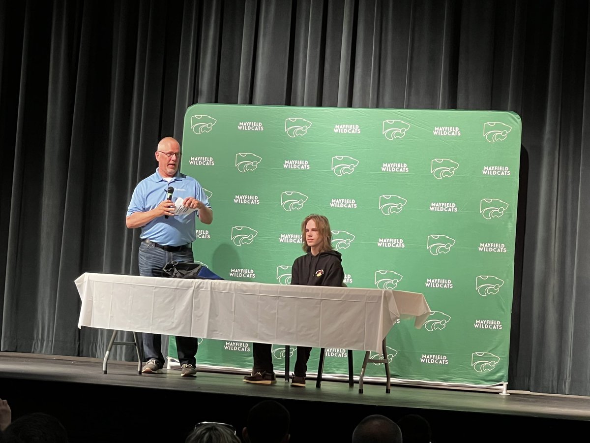 Today, <a href="/Mayfield_HS/">Mayfield High School</a> honored our seniors joining the workforce with Employment Signing Day.  We are so proud of our seniors and grateful to our local employers who have and will continue to guide our students on a successful pathway #WildcatPride