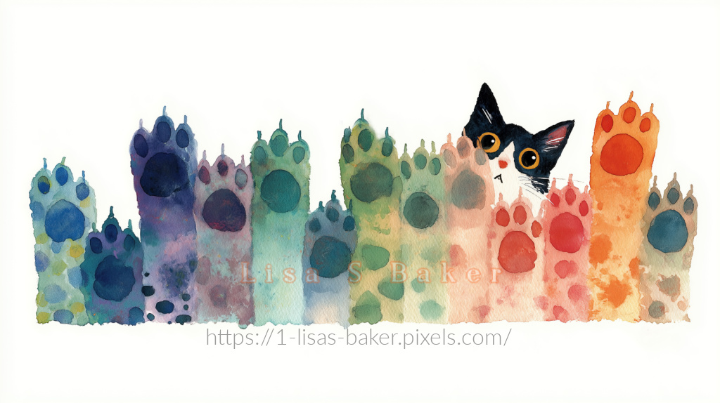 LisaSBaker444's tweet photo. Kitty Paws - New Fun Cat Art Here: https://t.co/Jg5zenBu64 

#cat #cats #catlovers #catmom #kitty #kittypaws #catpaw #toebeans #watercolor #mixedmedia #art #arte #artwork #wallart #homedecor #artforhome #artforsale #artprints #canvasprints #artistonx #stationary #greetingcards https://t.co/xMRxDBIBhh