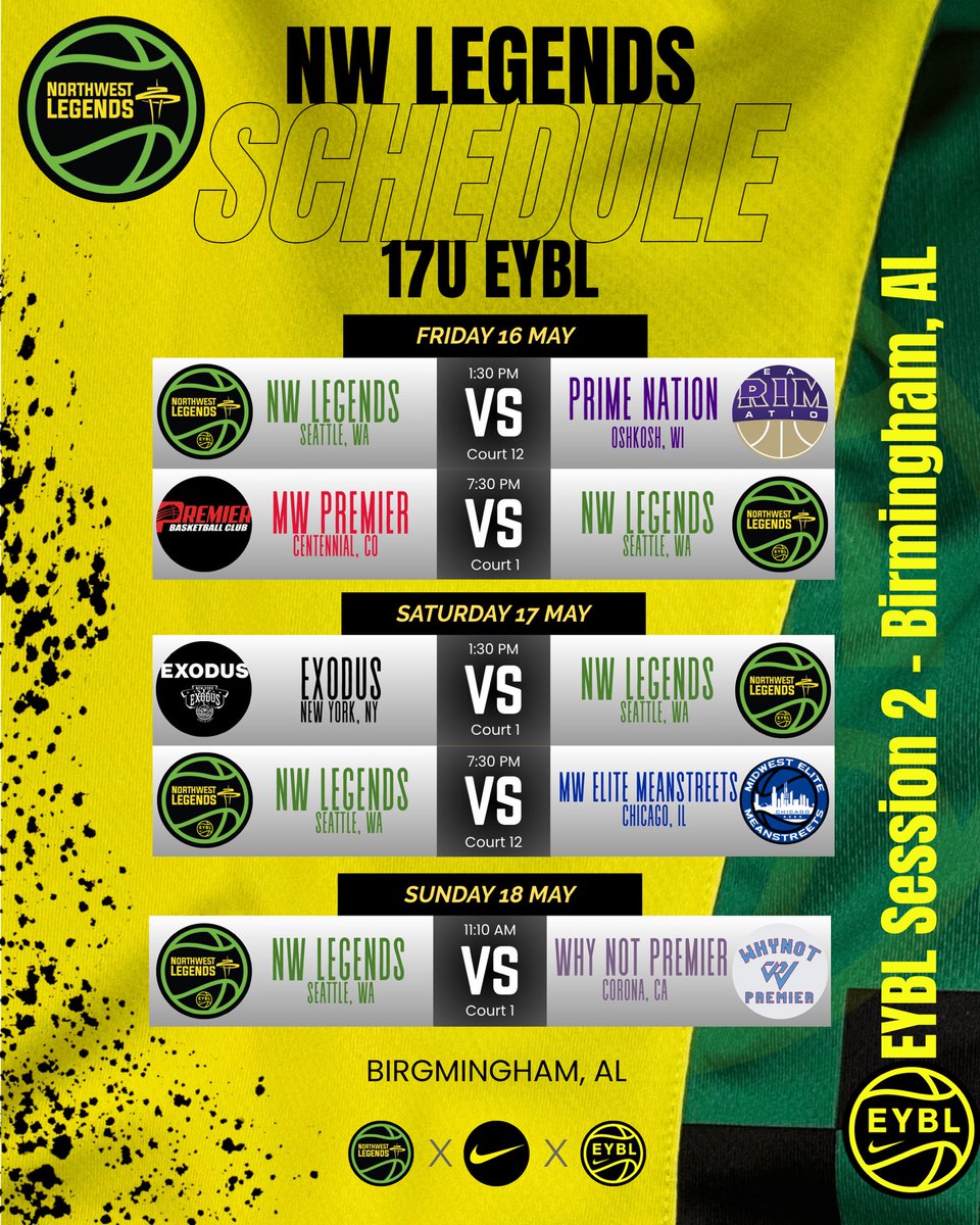 Headed to Alabama for <a href="/NikeGirlsEYBL/">Nike Girls EYBL</a> Session 2 this weekend