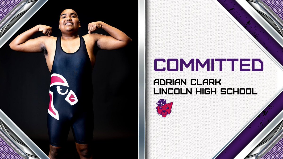 Welcome to the Linfield Wildcat family, Adrian Clark! Adrian trained with the Peninsula Wrestling Club in Portland, and is interested in Linfield’s law, rights and justice major. 😼🤼‍♀️🟣
 
#RollCats | #MatCats | #d3wrestle