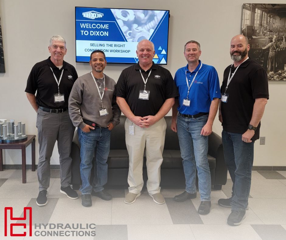 Thank you to the team at Dixon Valve for hosting us in Chestertown, Maryland this week for the Selling the Right Connection Workshop! 

It was a valuable educational experience for us, and we appreciate the opportunity to learn from your team.