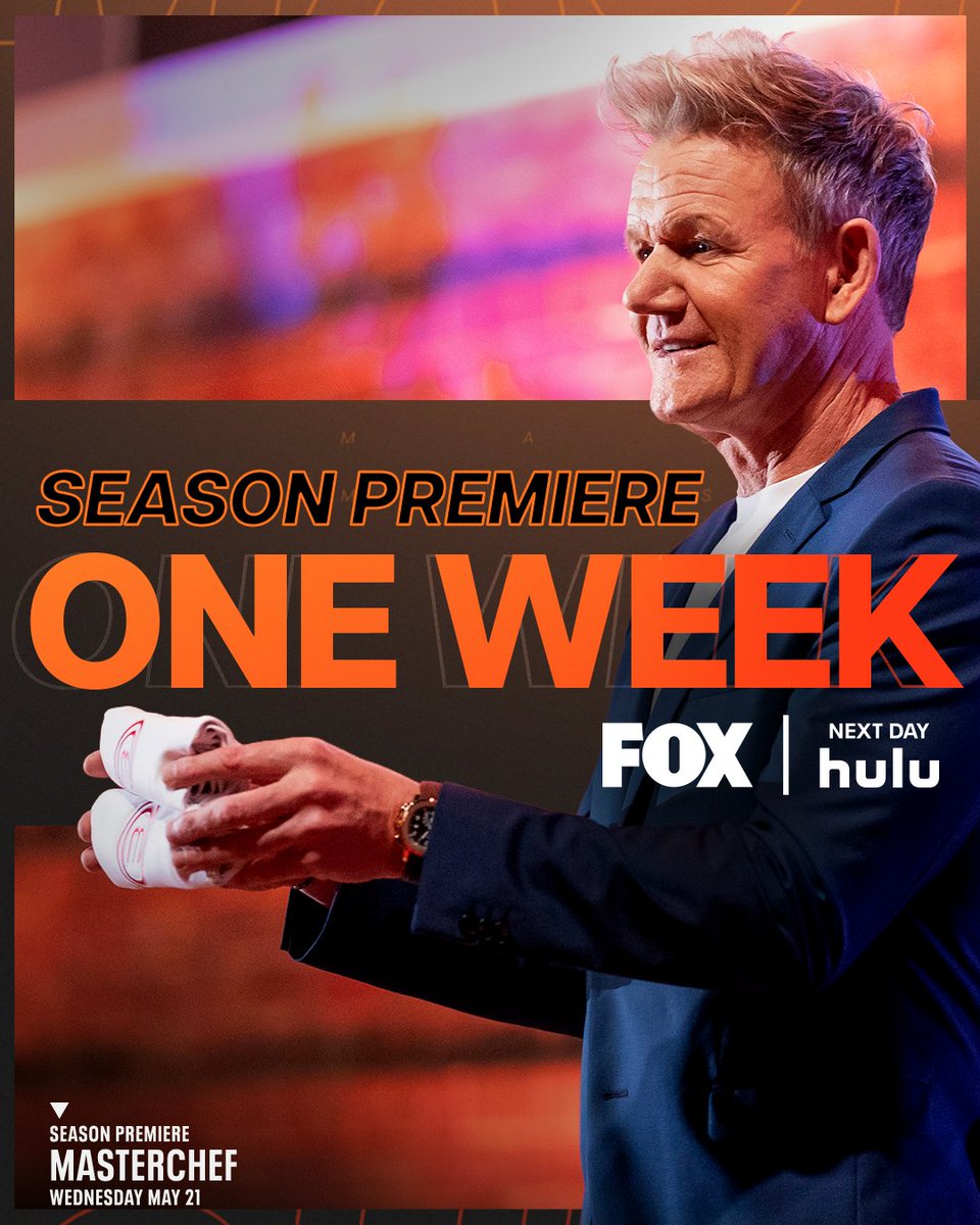 It's almost go time. 😎

#MasterChef: Dynamic Duos premieres in ONE WEEK on FOX, next day on @Hulu!