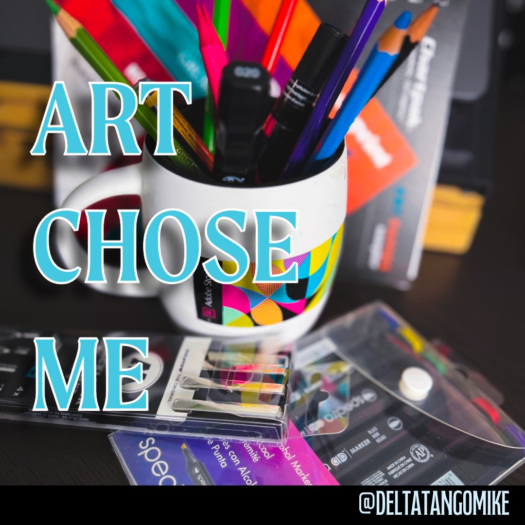 deltatangomike's tweet image. I was born with a pencil in my hand plus I’m addicted to markers and ink!
Draw with #ChartPak #ADMarkers @chartpakfactorystore

Start your art tool collection right here:
chartpakstore.com/DTMLive 

Save 15% on your order when you spend $20 or more use discount code: DAN