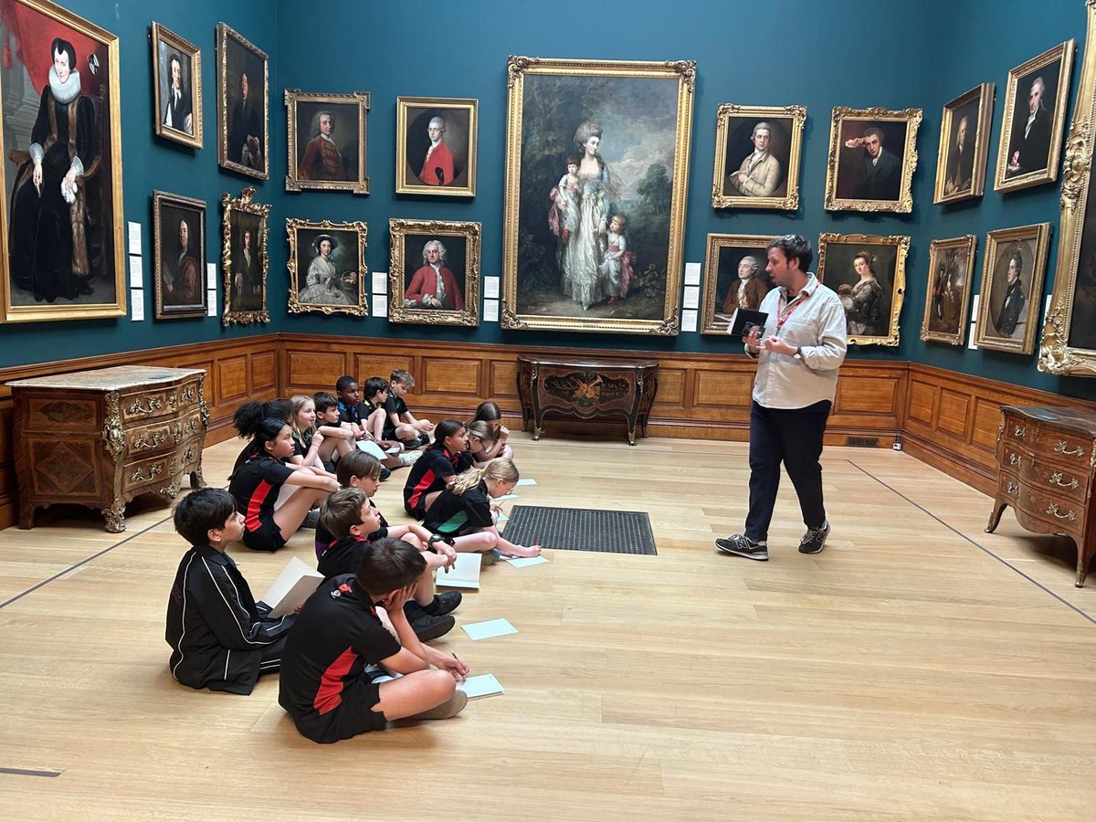 Year 6 had a fantastic time visiting Dulwich Picture Gallery, where they took part in a special workshop all about identity. During the visit, the children explored how painters often use symbolism in portraits to tell us more about a person’s character, background, or story.