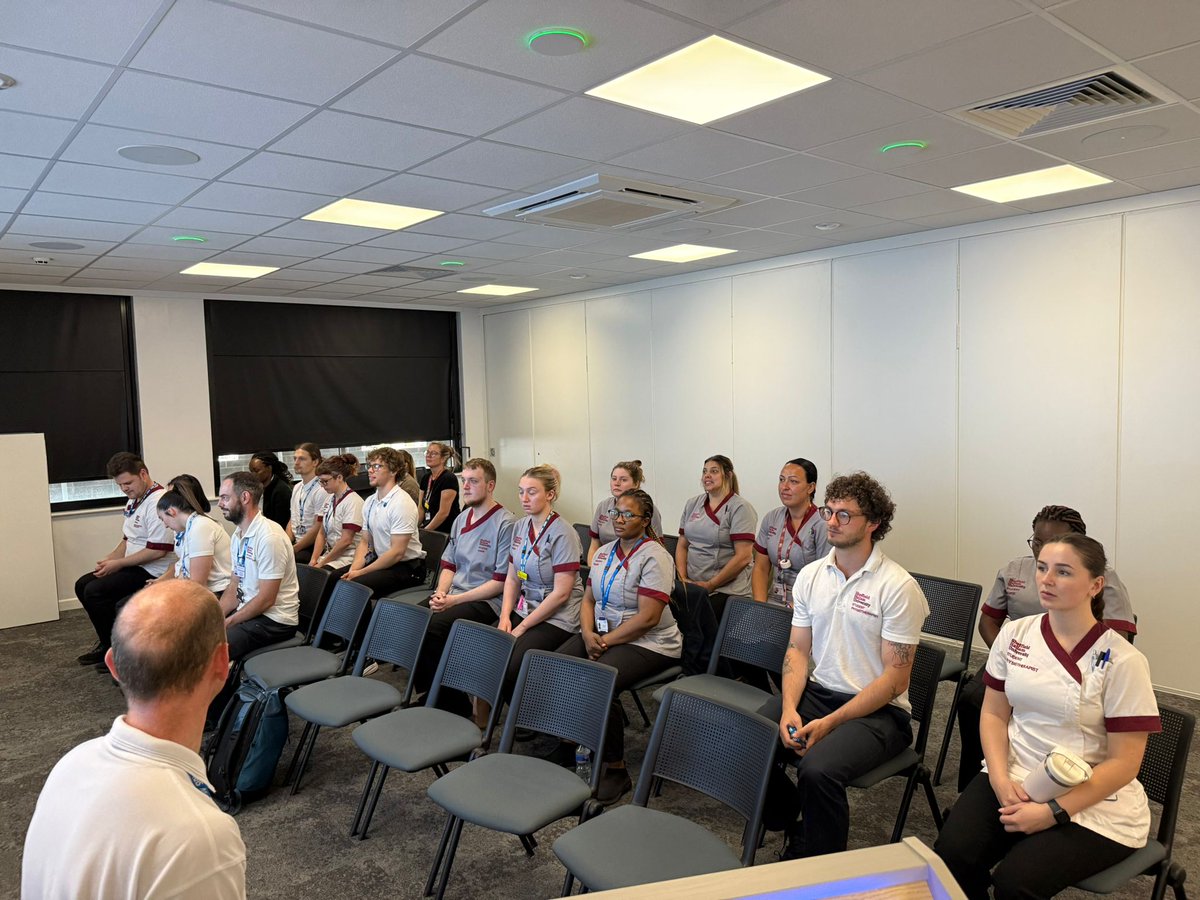 Interesting sessions this morning with the Acute Pain Team and Deconditioning Practice Educator for the students currently on placement with us here at Barnsley. We had a lovely mix of contributions from OT, physio and nursing students