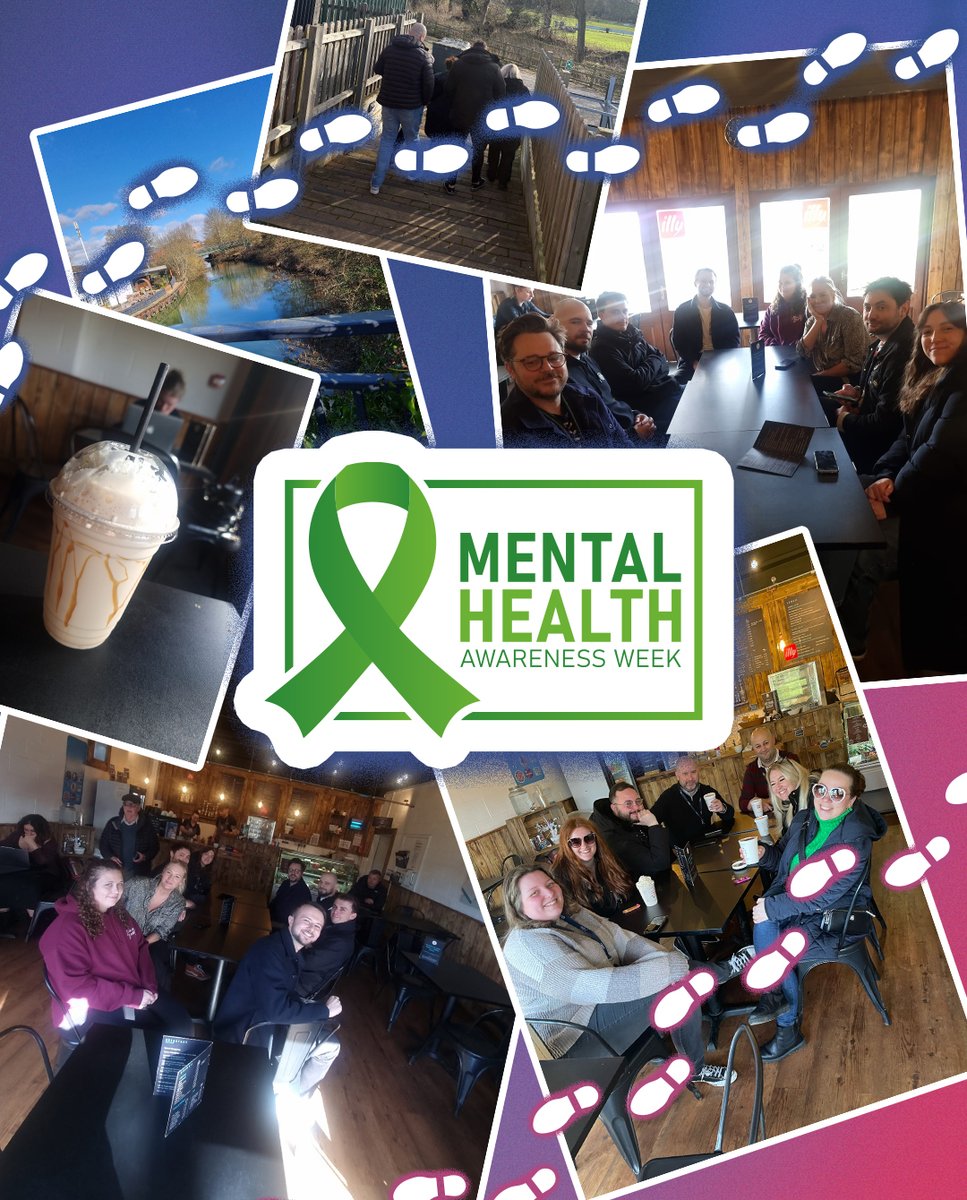 It's #MentalHealthAwarenessWeek! The mental health &amp; wellbeing of the team is important to us. We don’t just talk about our mental health, we encourage physical activity with our Wellbeing Walks.

Being outside releases endorphins that we know increases our happiness.