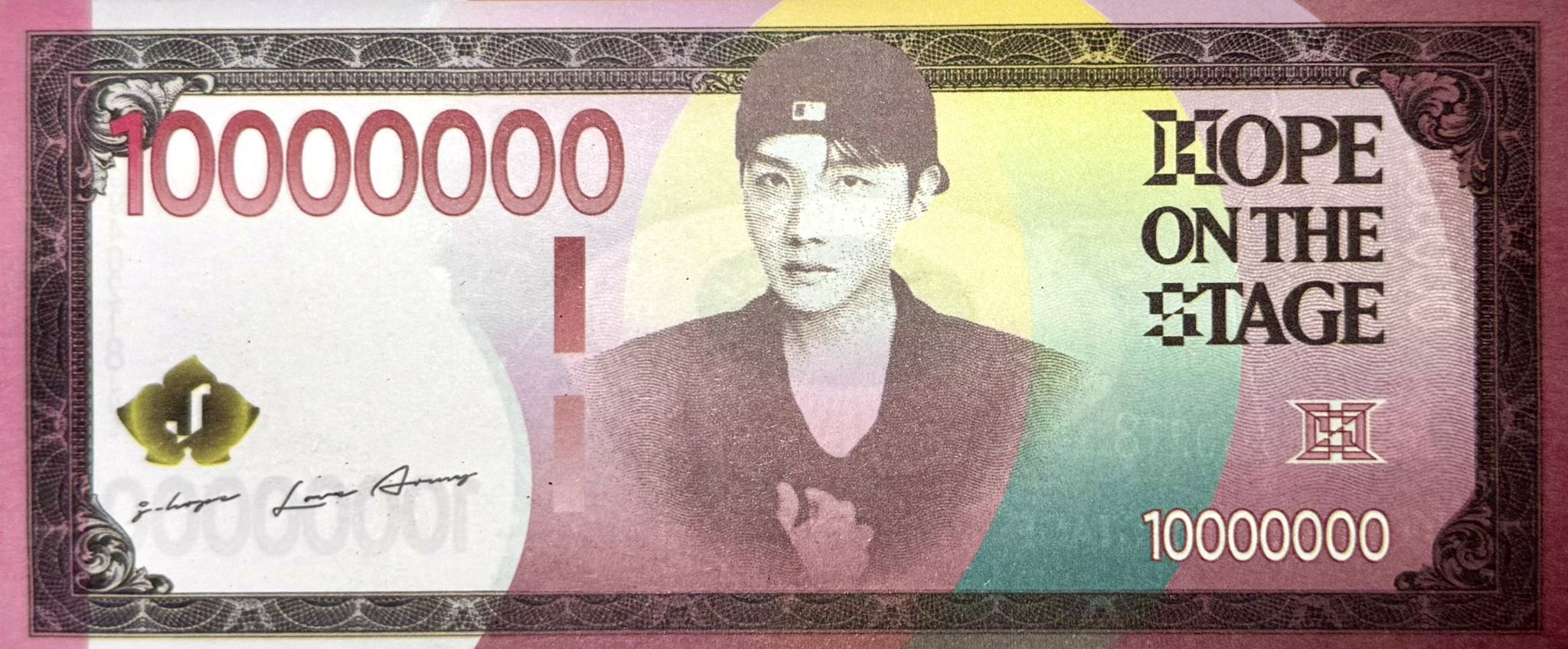 HOPE ON THE STAGE BANGKOK バンコク お札 ホビマネー BTS JHOPE HOPE ON THE STAGE お札 ホビマネー - メルカリ