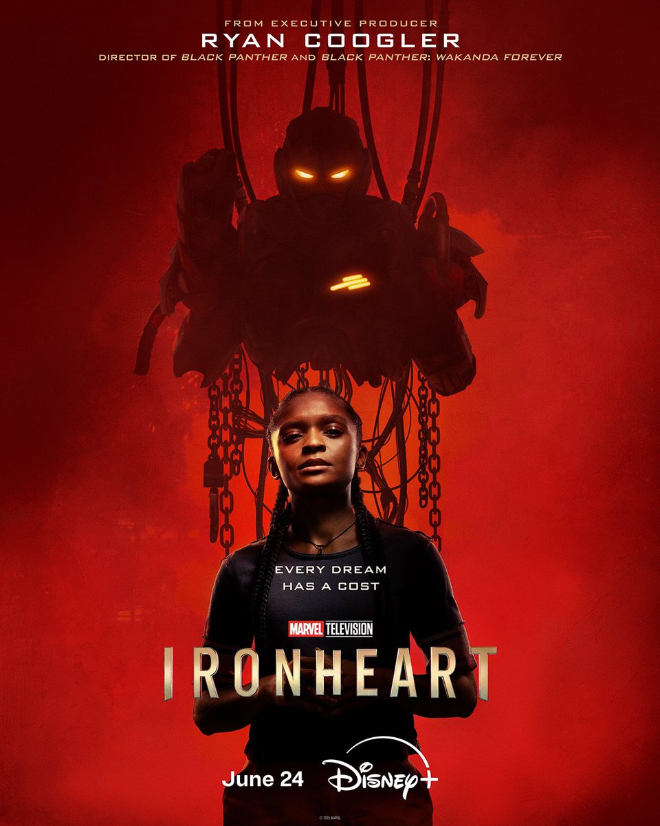 DiscussingFilm's tweet image. First poster for ‘IRONHEART’

Premiering June 24 on Disney+