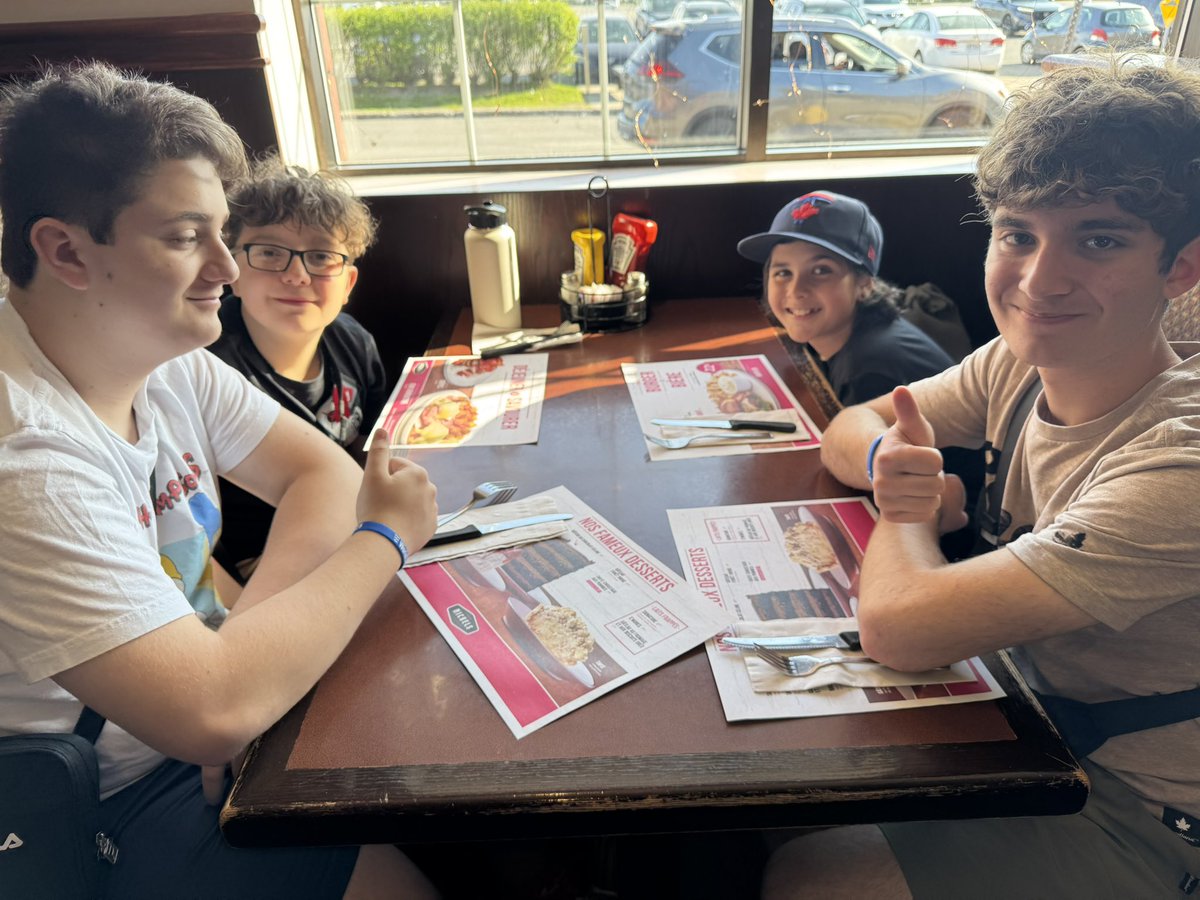 Day 1 Breakfast at Nickels in Montréal! 
Off to the underground shopping centre we go!