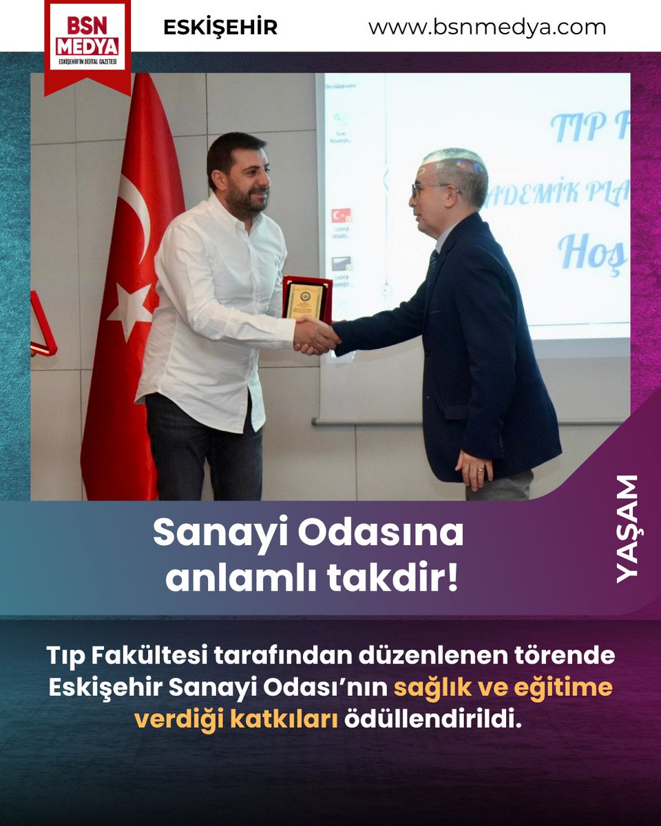 Eskişehir Basın Medya (@bsnmedya26) on Twitter photo Törende plaketleri Güven Erdoğan teslim aldı. Takdim edilen plaketler, ESO’nun kentteki sağlık ve eğitim alanlarına sunduğu katkıların kurumsal düzeyde de takdir gördüğünü ortaya koydu.
Okumak için 🔗
bsnmedya.com/haber-esoya-an…
#Eskişehir #BSNmedya <a href="/esksanayiodasi/">Eskişehir Sanayi Odası</a> <a href="/celalettinkskbs/">Celalettin Kesikbaş</a> Törende plaketleri Güven Erdoğan teslim aldı. Takdim edilen plaketler, ESO’nun kentteki sağlık ve eğitim alanlarına sunduğu katkıların kurumsal düzeyde de takdir gördüğünü ortaya koydu.
Okumak için 🔗
bsnmedya.com/haber-esoya-an…
#Eskişehir #BSNmedya <a href="/esksanayiodasi/">Eskişehir Sanayi Odası</a> <a href="/celalettinkskbs/">Celalettin Kesikbaş</a>