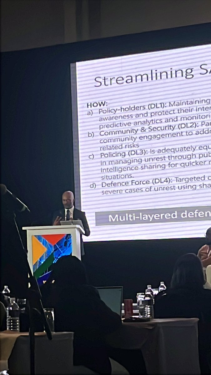 Muzi Dladla took us through the July ‘21 unrests and shared some intelligence and plans to avoid similar losses happening in future at the #IFTRIP conference hosted by <a href="/SasriaSOCLtd/">Sasria SOC Ltd</a>. It’s all about being proactive. <a href="/FAnews_Online/">FAnews Online</a>