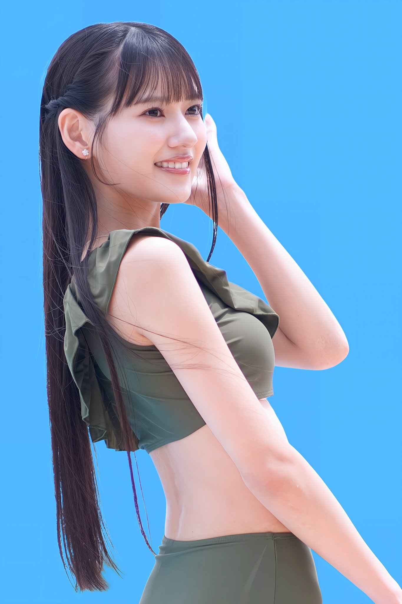 プラージュ Plage Rib Sheer半袖タートル （ホワイト