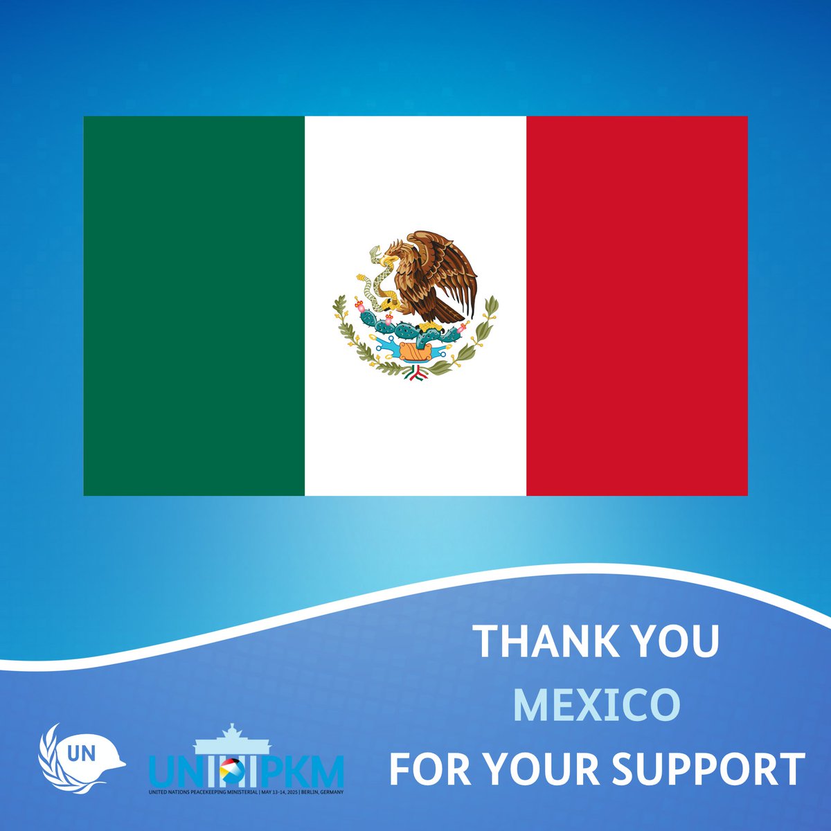 UNPeacekeeping's tweet image. Mexico pledged Individual Police Officers, elevate one engineering company to @UN Peacekeeping Capability Readiness System Level 3, to deliver a regional peace operations course & develop the 2nd national action plan on #WomenPeaceSecurity. #PKMinisterial @SRE_mx