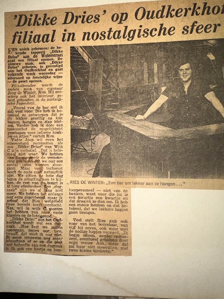 Ja mensen, de tijd vliegt.......50 jaar (nieuwe)Dikke Dries.