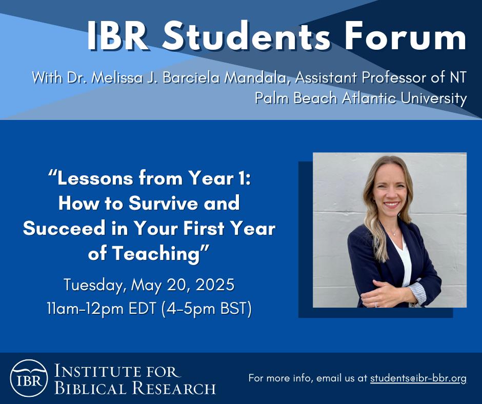 IBRStudents's tweet image. We are so excited to welcome back Dr. Melissa J. Barciela Mandala, co-founder and former IBR Students chair, to our May forum! Join us on Tuesday, May 20th as she speaks to us about the lessons she has learned from her first year of teaching at PBA. @mandala_melissa @IBRBBR