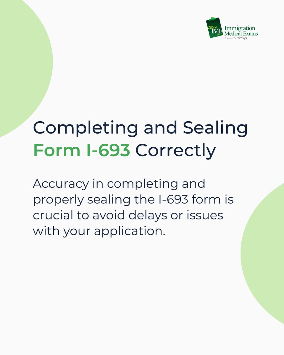 easyIME's tweet image. The Civil Surgeon is a key partner in your pursuit of US permanent residency.
Understand their crucial role in your immigration process.
#CivilSurgeonRole #ImmigrationDoctor #GreenCardApplication #I693Expert #easyIMEPartners