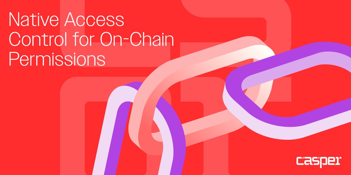 Native Access Control for On-Chain Permissions

With native access control, Casper 2.0 allows smart contracts to define who can act, and under what conditions ✨

✅ Define roles and permissions at the system level, removing ambiguity and reducing risk

✅ Enable multi-signature