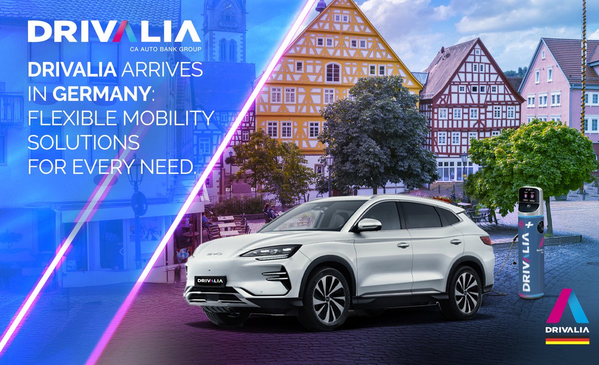 Drivalia officially enters the German market introducing innovative leasing and rent-to-rent solutions, initially working on B2B services.
bit.ly/3GVsVU3