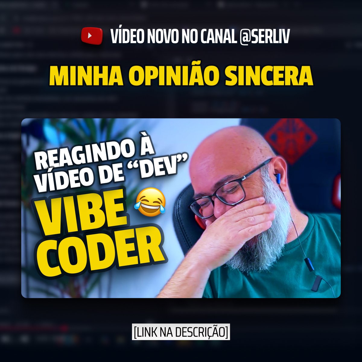 serlivcursos's tweet image. I.A e VIBE CODING: React com Opinião HONESTA
youtu.be/tbkD3ZTcUbI
#frontend #programação #programaçãoweb #ia #inteligenciaartificial #vibecoding #carreiradev #carreirati #carreiratech