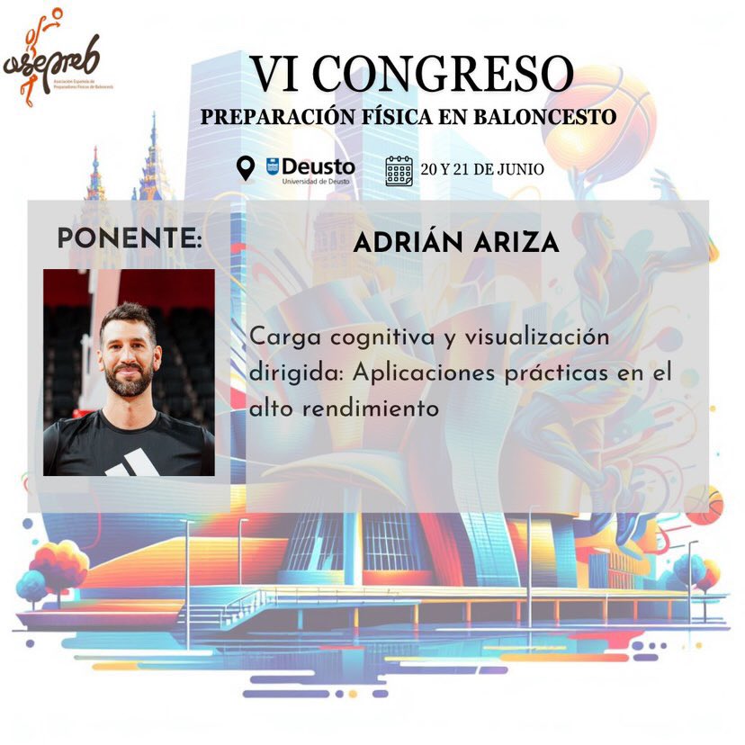 ¡Os presentamos a Adrián Ariza!

🏀Inscripciones abiertas para el VI Congreso ASEPREB, “PREPARACIÓN FISICA EN EL BALONCESTO”

www.asepreb.con
