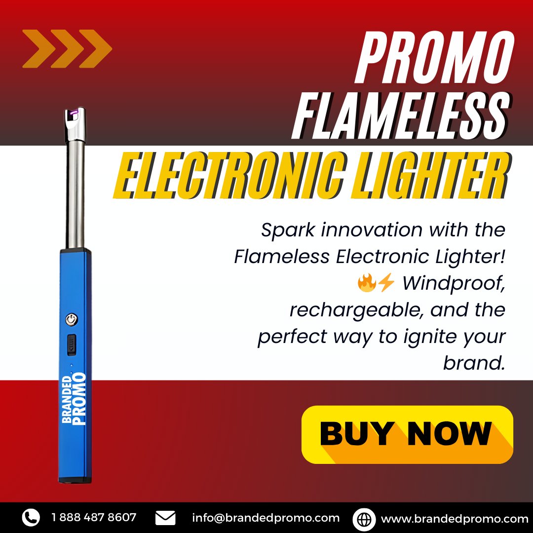 BrandedPromoUS's tweet image. Spark innovation with the Flameless Electronic Lighter! 🔥⚡ Windproof, rechargeable, and the perfect way to ignite your brand.
#FlamelessLighter #PromoPower #InnovativeBranding #CustomLighters #RechargeableLighter #WindproofDesign #BrandedGadgets #SmartPromoGear