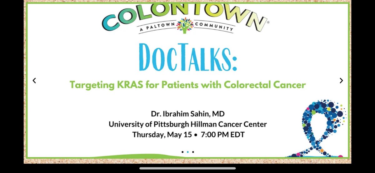 Ibrahim Halil SAHIN, MD (@ibrahimsahinmd1) on Twitter photo Excited for this interactive patient centric discussion tomorrow ❗️ Plan to deep dive into KRAS directed therapeutic approaches that are rapidly evolving ❗️
<a href="/manjuggm/">Manju George MVSc PhD Rectal Cancer Survivor</a> <a href="/BetsyPost2/">Betsy Post</a> <a href="/fireflyann/">A.n.n.</a> Excited for this interactive patient centric discussion tomorrow ❗️ Plan to deep dive into KRAS directed therapeutic approaches that are rapidly evolving ❗️
<a href="/manjuggm/">Manju George MVSc PhD Rectal Cancer Survivor</a> <a href="/BetsyPost2/">Betsy Post</a> <a href="/fireflyann/">A.n.n.</a>